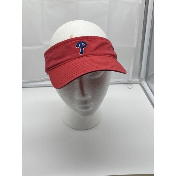 New Era Accessories Philadelphia Phillies Red Mlb Baseball Visor